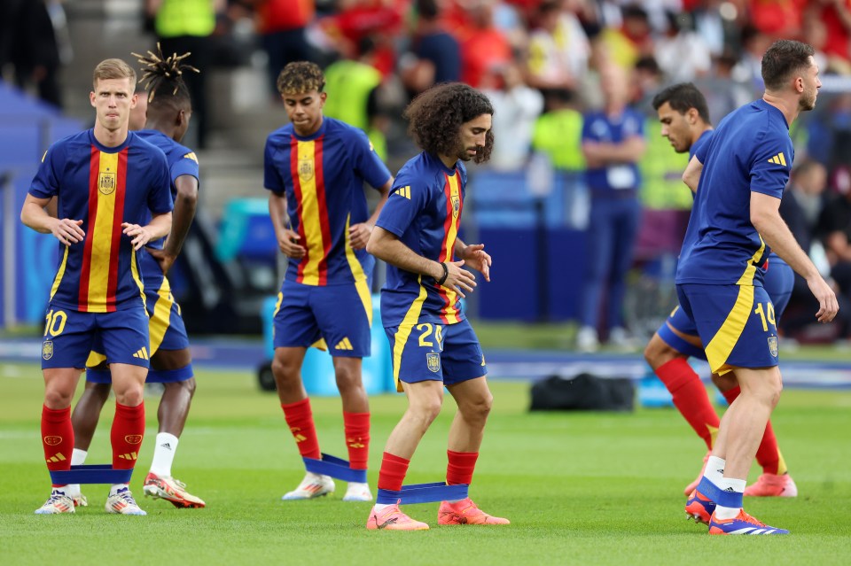 Cucurella is starting against England tonight