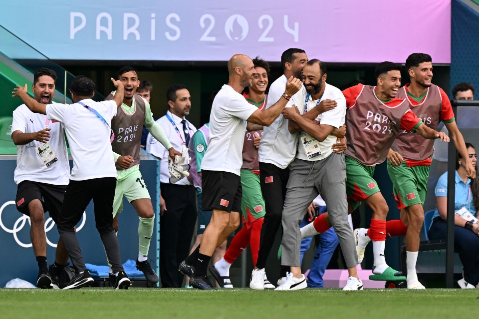 Morocco ended up winning the match that nearly stretched over four hours