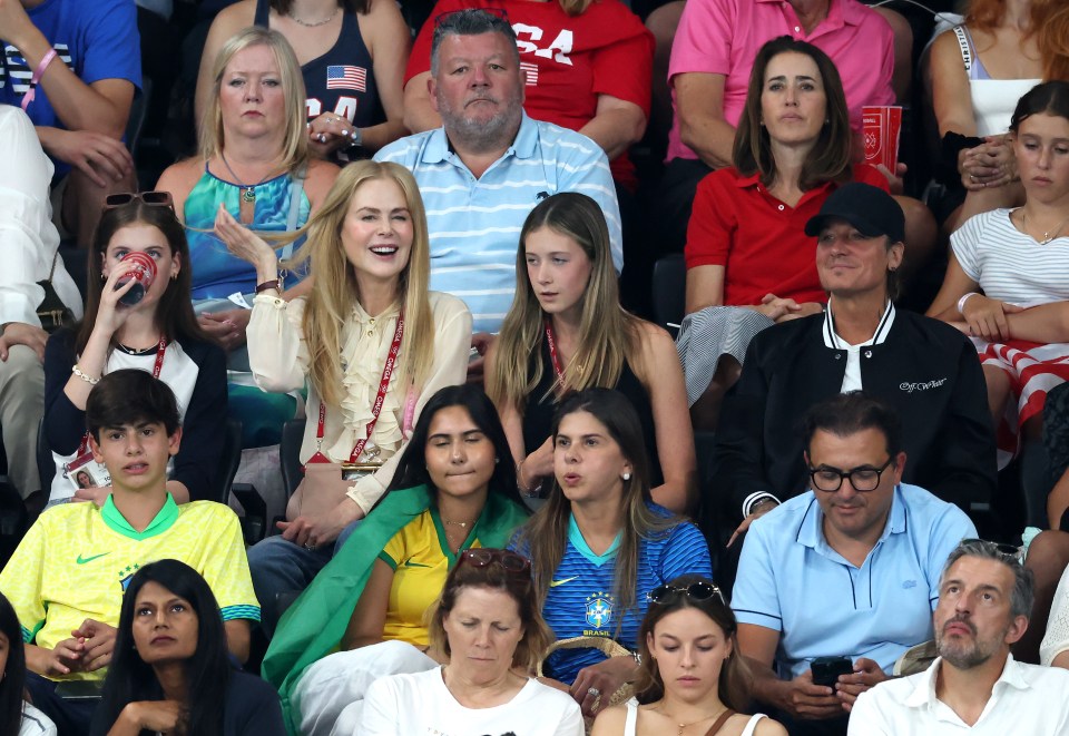 Kidman was loving watching Biles and Team USA