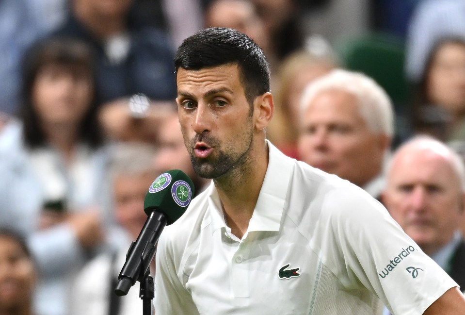 Djokovic won in straight sets against Rune and took some of the fans to task post-match