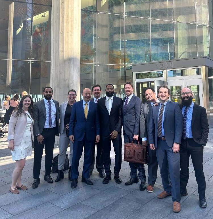 OBJ shared a photo with his legal team on Instagram while tagging Nike
