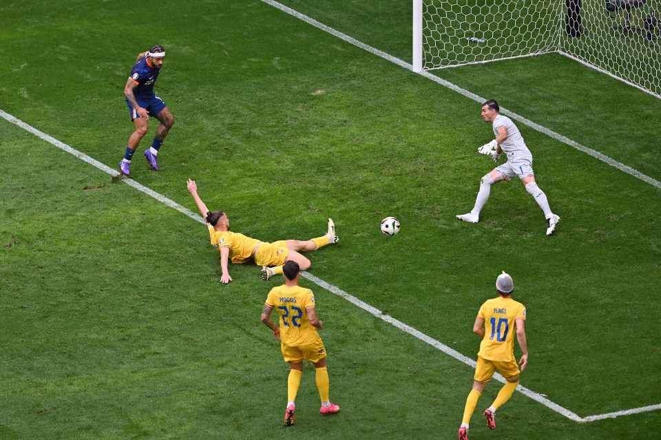 Dragusin had expertly denied Holland a goal in the first half