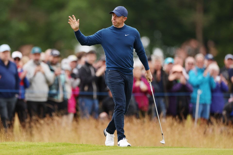 McIlroy is in action at Pebble Beach