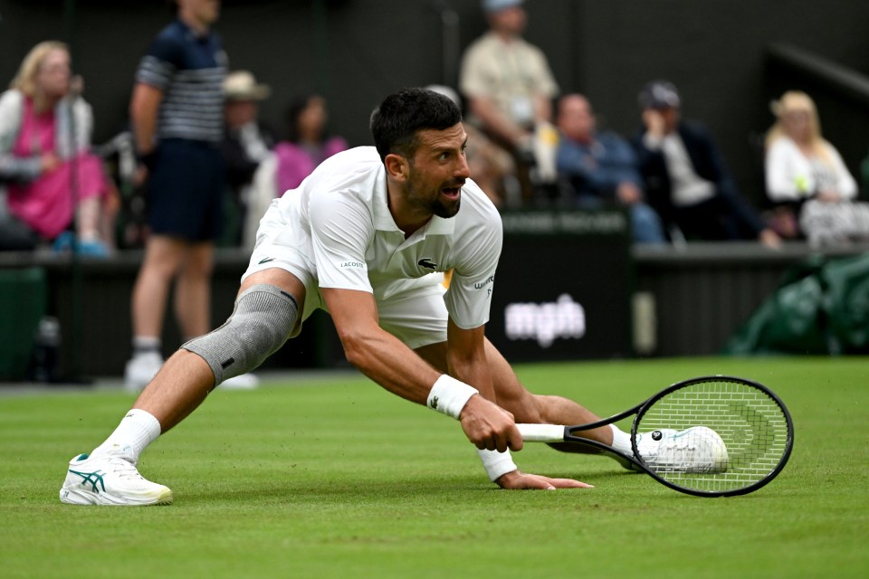 Djokovic has a five-set record of 40-11 across his career