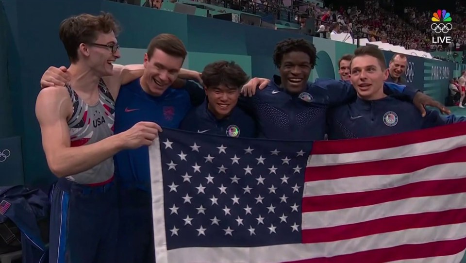 He celebrated with his teammates