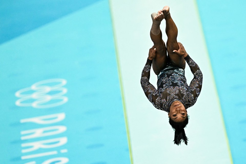 Biles made history on the vault