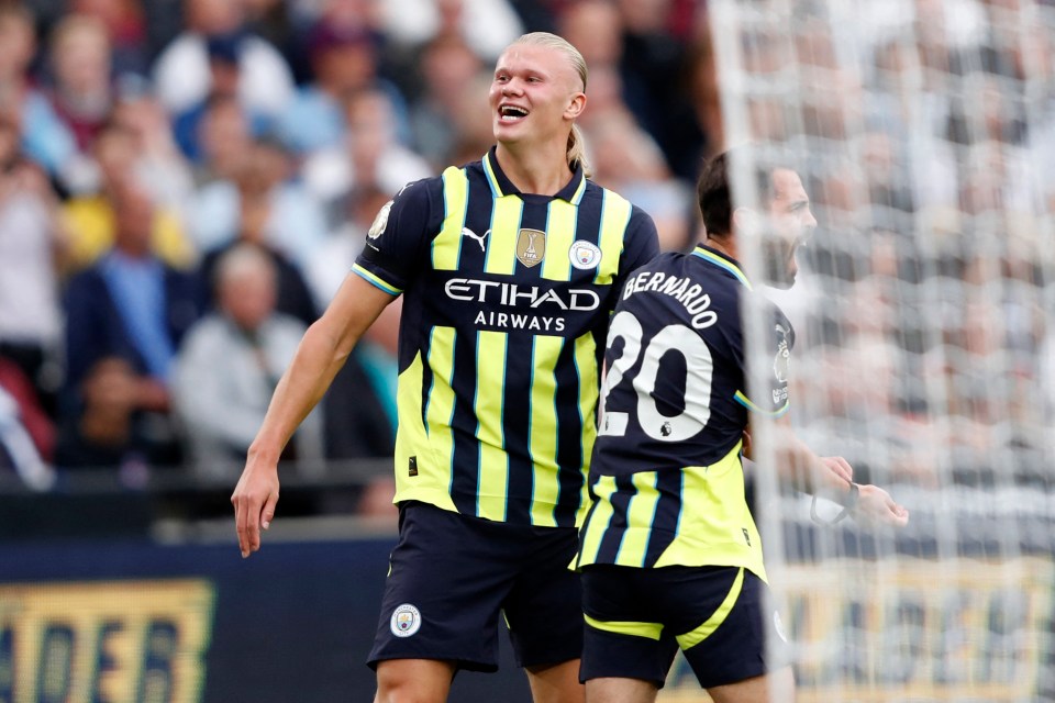 Haaland was in fine form and hit a hat-trick
