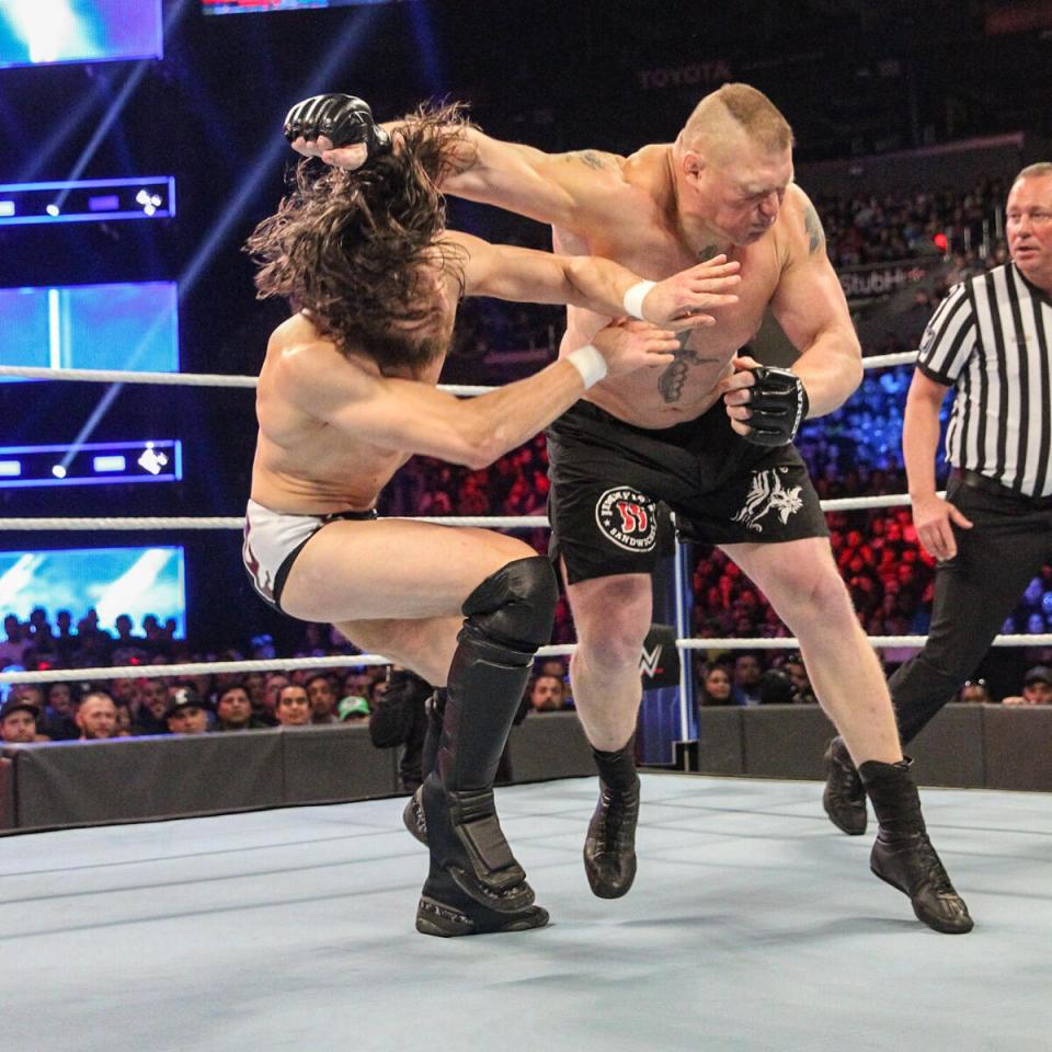 Brock Lesnar was initially reluctant to go in hard on Danielson until the star told him to