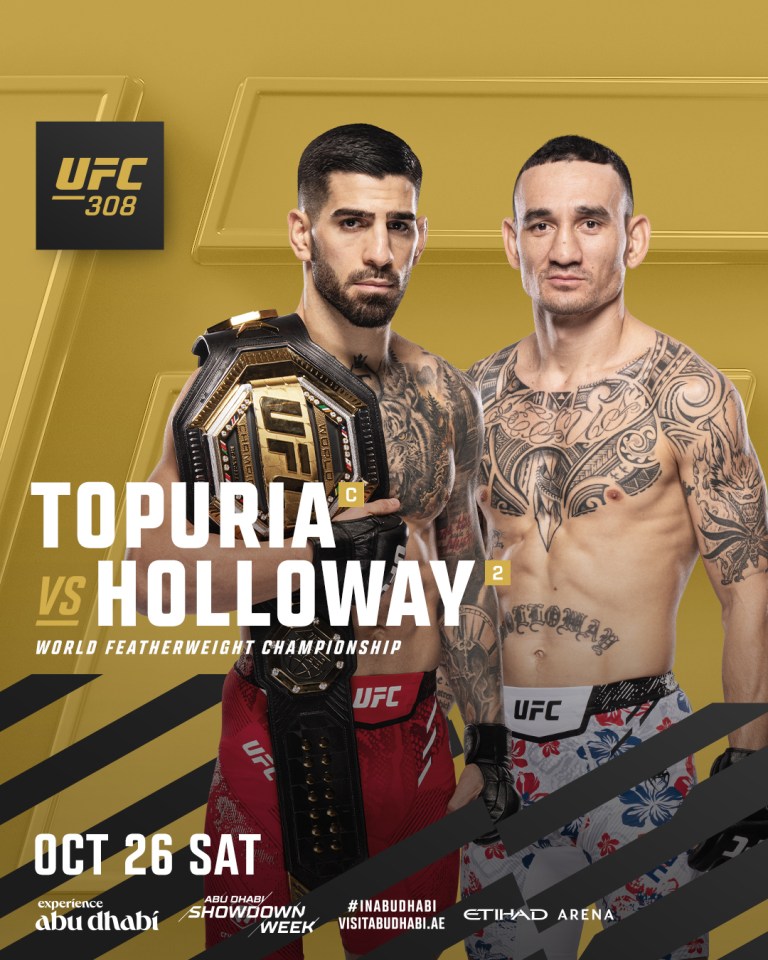Holloway gets another shot at UFC gold, this time against Topuria