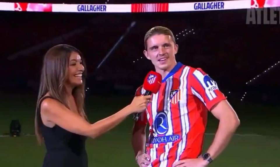 He was unveiled at Atletico Madrid after a long and complicated summer