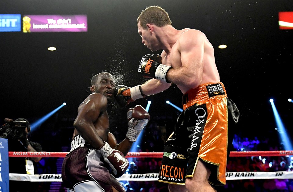 Crawford has never lost as a pro but did fall to defeat 12 times in the amateurs