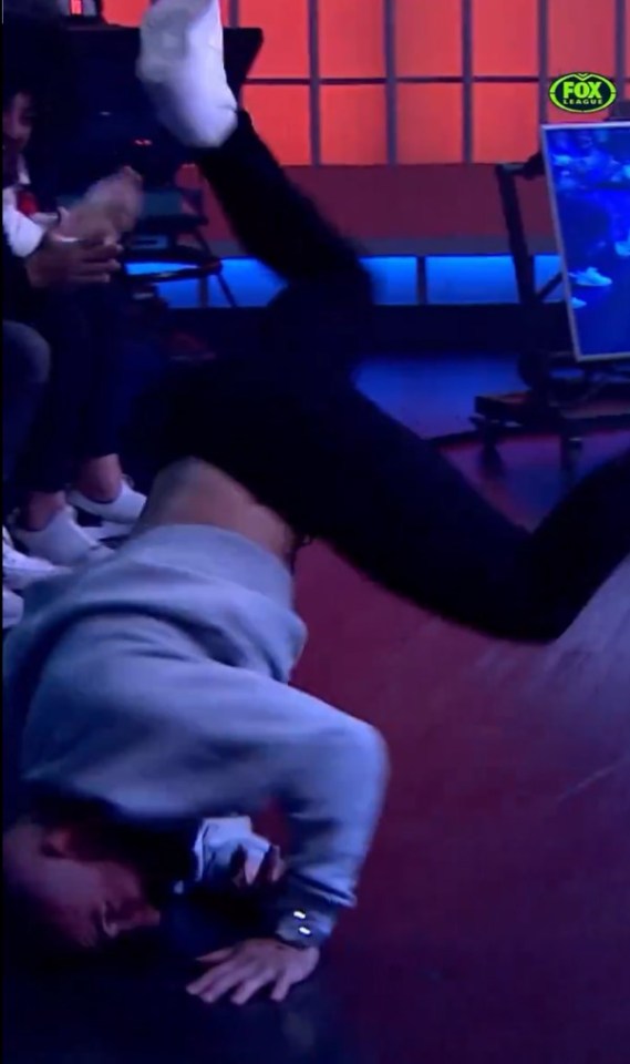 But he also considers himself a bit of a breakdancer