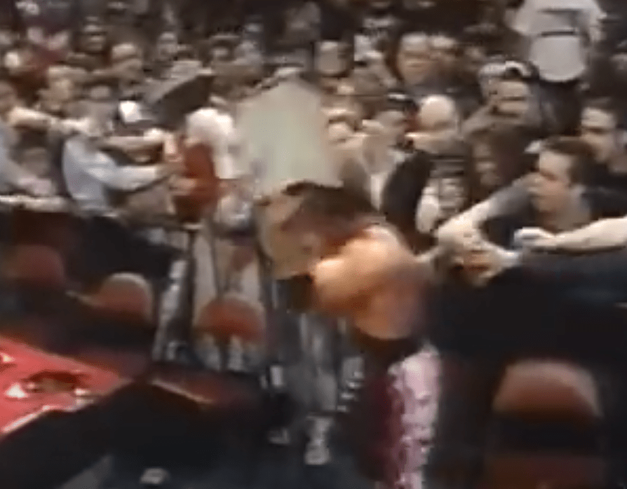 After being humiliated in Canada, Hart destroyed WWE broadcast equipment