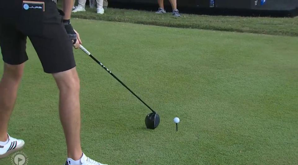Boucher cracked his upside-down drive 225 yards in incredible scenes