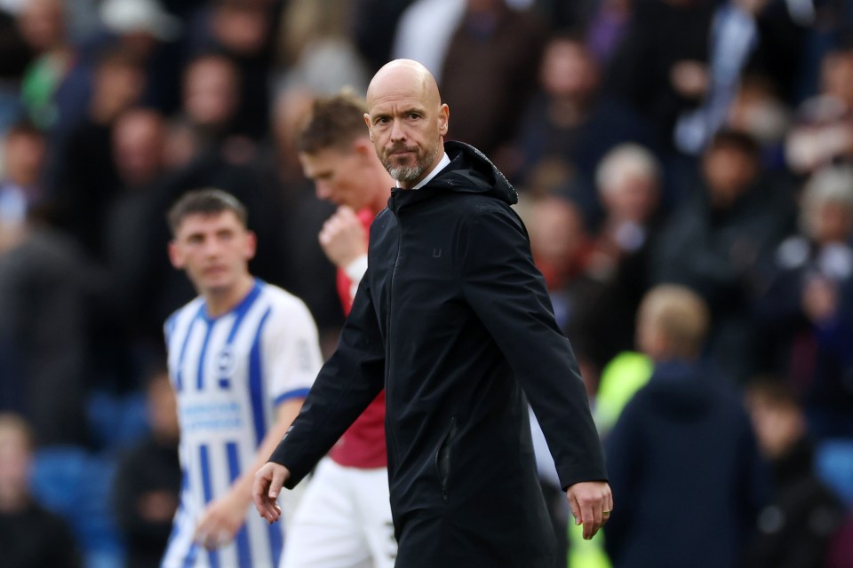 United had a goal ruled out before losing to Brighton in dramatic fashion