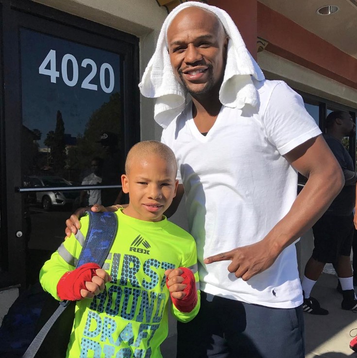 Moton has looked up to Mayweather from a young age