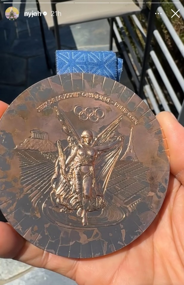 It's losing its bronze colour already