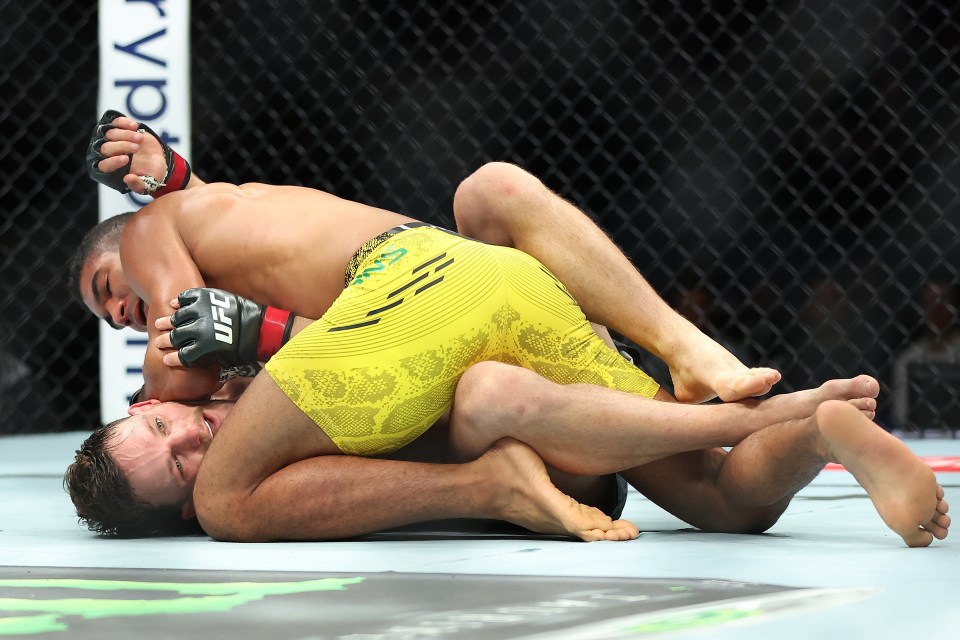 Burns has had brief moments of success with his wrestling
