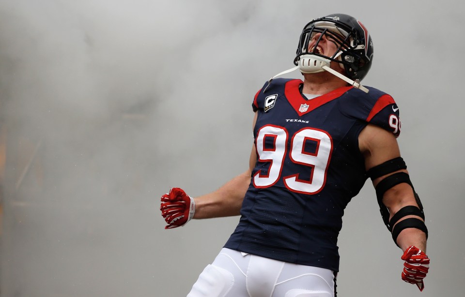 Watt played college football for the Wisconsin Badgers before beginning a stellar NFL career