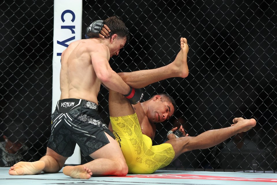 But he got the fight knocked out of him by a swarm of Jenkins punches