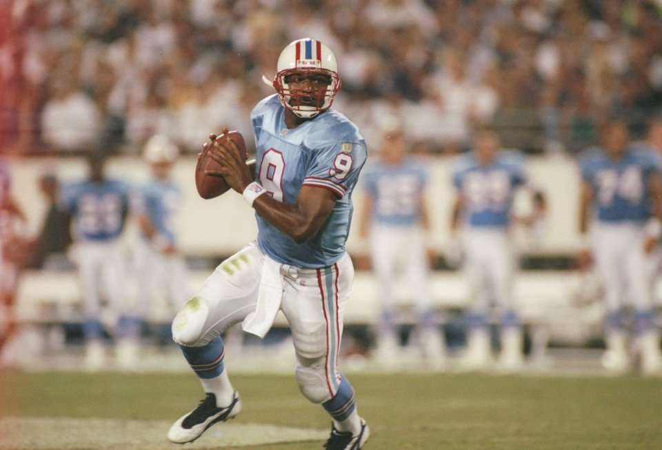 McNair played for the Houston Oilers before they relocated to Nashville