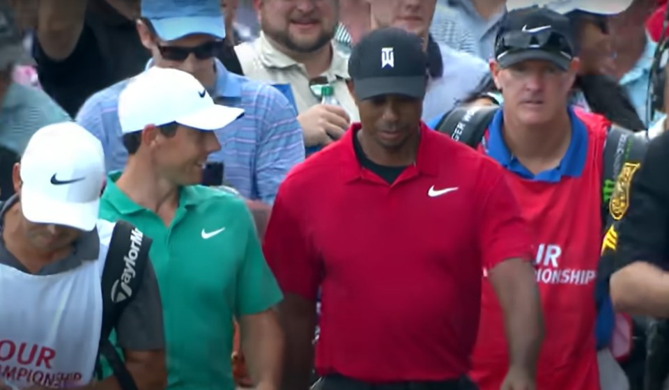 McIlroy was swept up in the chaos
