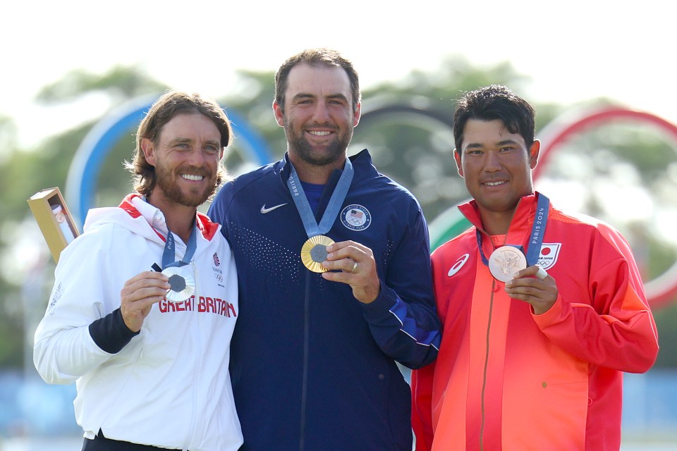 Fleetwood had to settle for silver as Scheffler claimed Olympic glory