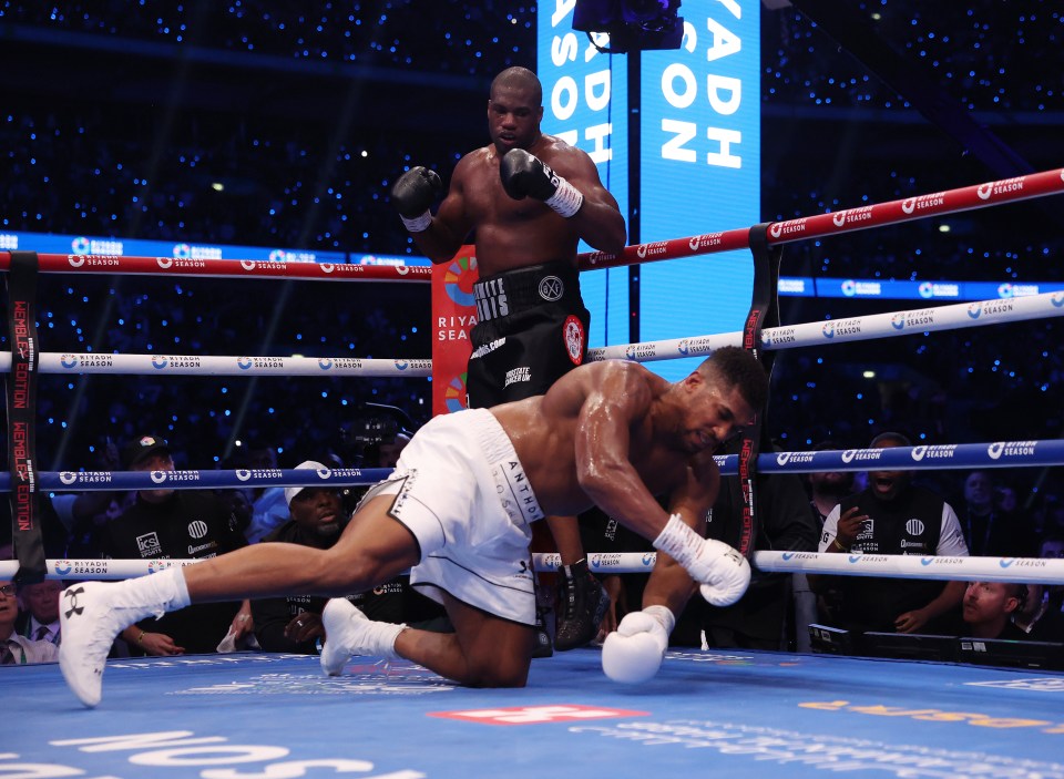 Dubois knocked Joshua down four times en route to the KO victory