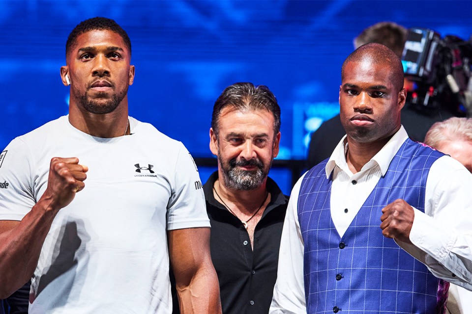 Joshua and Dubois are fighting for the IBF heavyweight world title