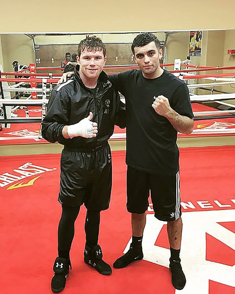 Catterall sparred two of the sport's leading fighters