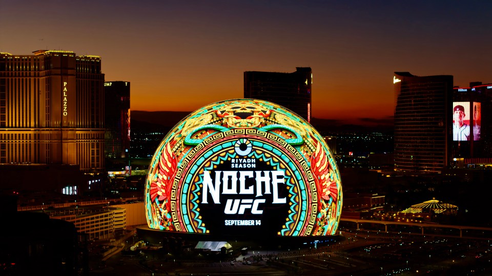UFC 306 in September was the first sports event in Las Vegas' Sphere