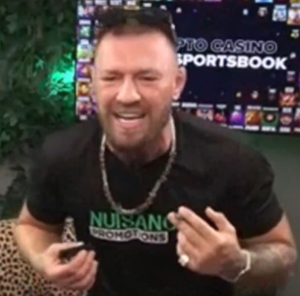 McGregor went crazy when asked about Paul and his clash with Tyson