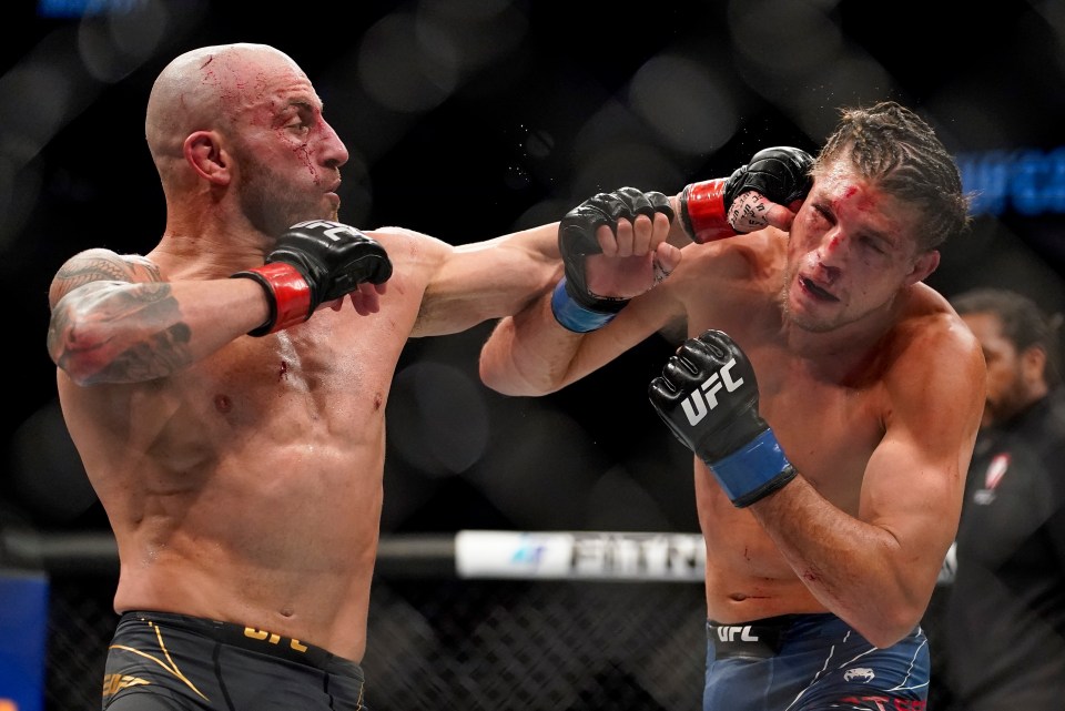 He took another 229 strikes against Volkanovski
