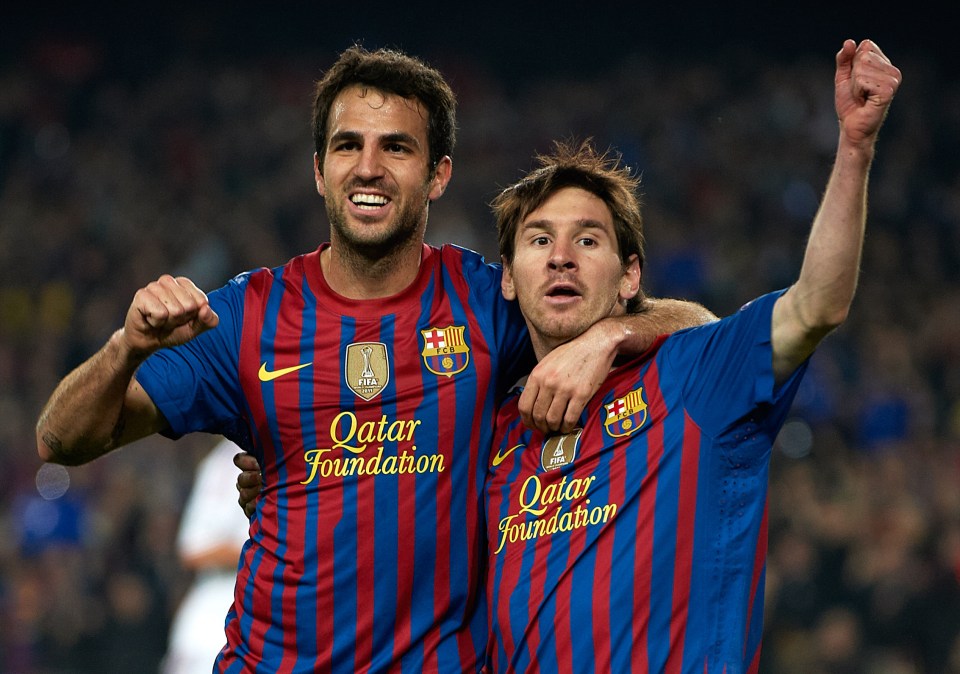 Fabregas says he knew Messi and Henry would guarantee wins