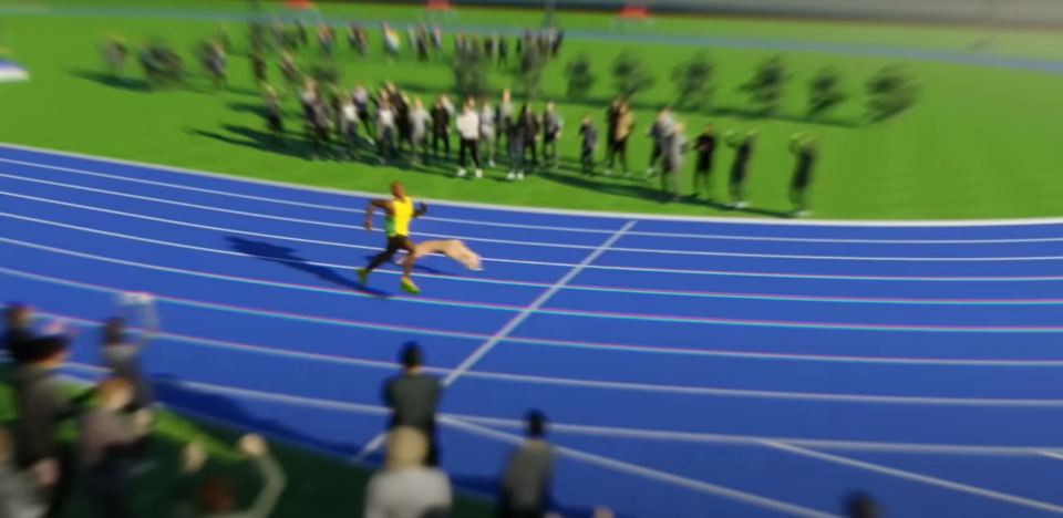 But still couldn't win as the greyhound beats him in a near-photo finish