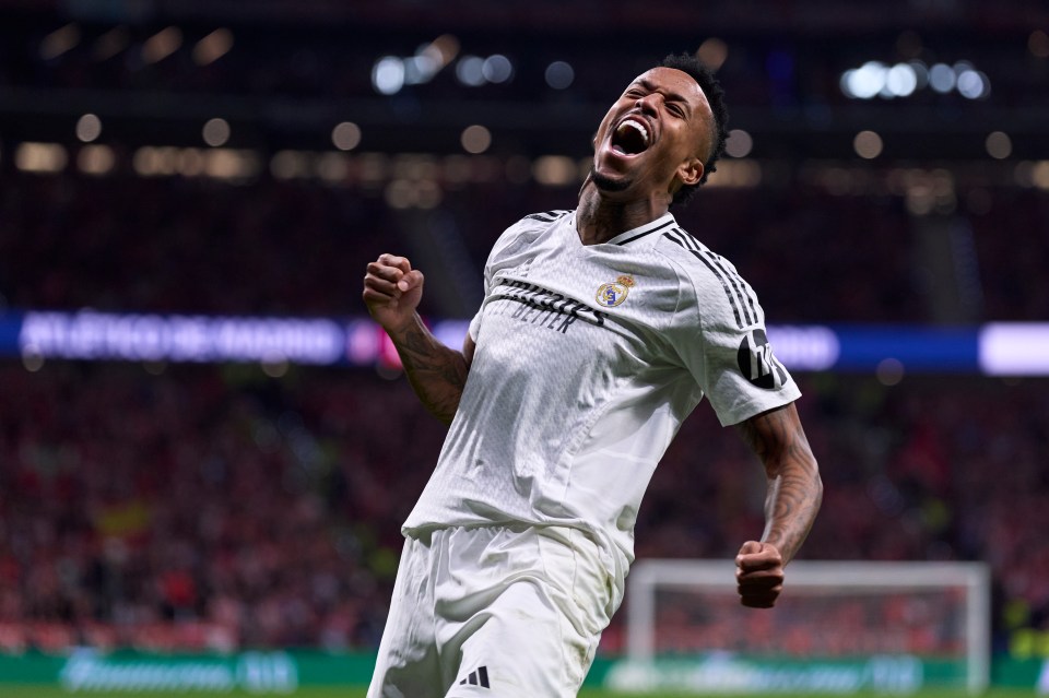 Militao put Real Madrid ahead on 64 minutes, and then things got very hostile