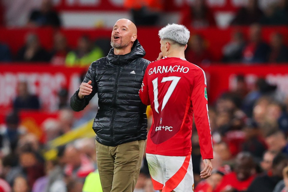 His opposite number Erik ten Hag clearly enjoyed his evening