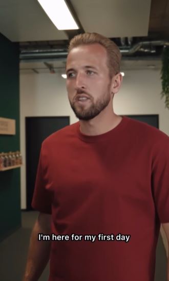 Kane was in a hilarious new advert for German-based porridge company 3Bears
