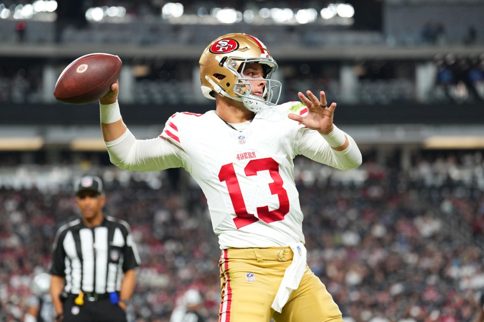 Brock Purdy is missing a key name as the 2024 NFL season begins 