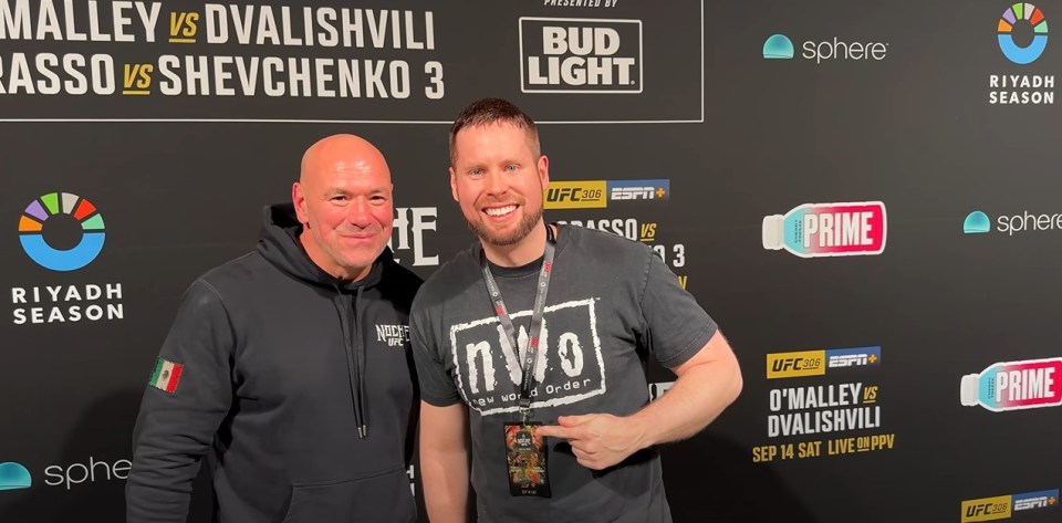 He had a meet and greet with UFC CEO Dana White