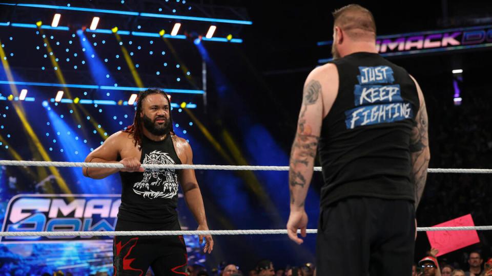 Jacob Fatu (left) has quickly set about becoming a menace in WWE