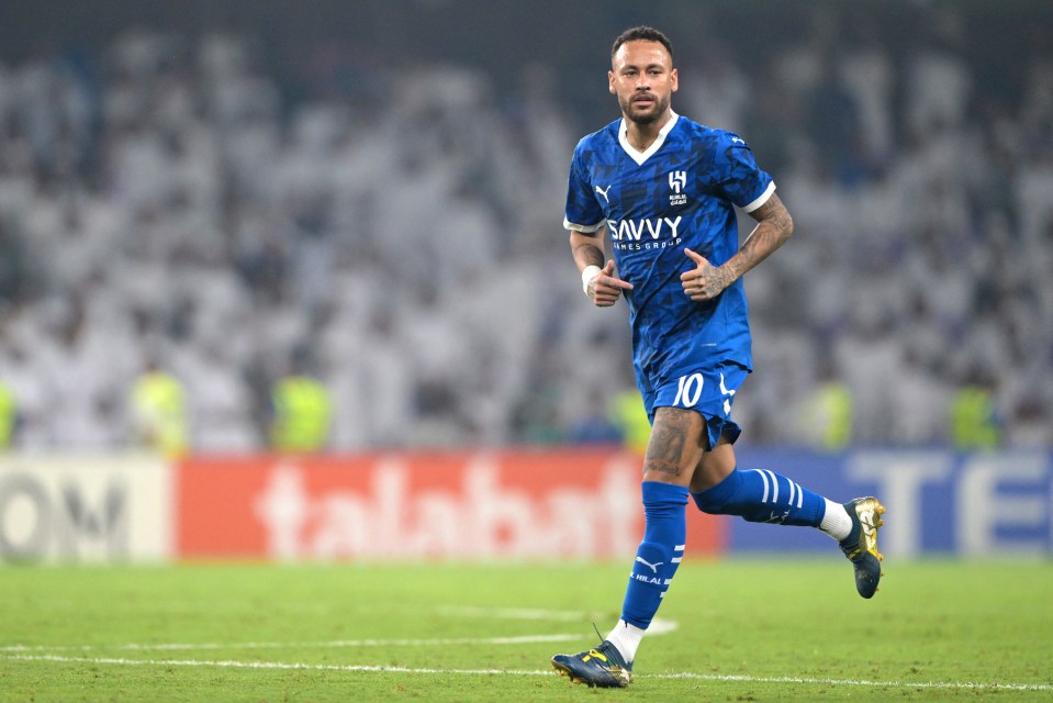 Neymar played his first game in 369 days for Al Hilal