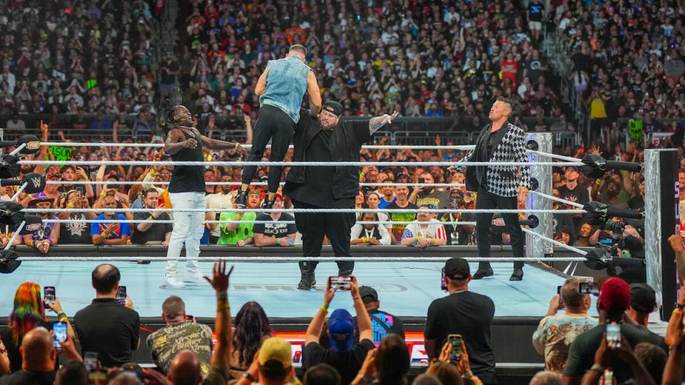 Jelly Roll said the viral moment had given him 'the bug' for WWE