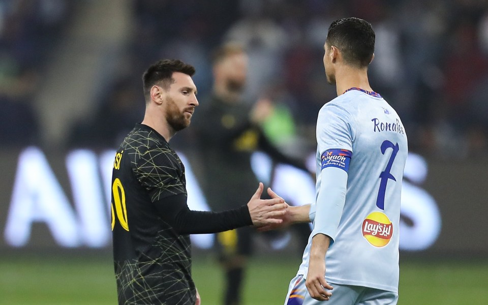 The last time Messi and Ronaldo met was in 2023 in a friendly in Saudi Arabia