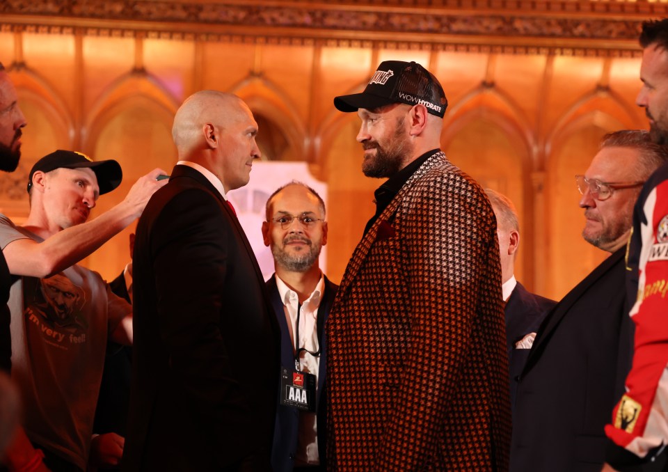 Fury and Usyk do battle for a second time in the main event