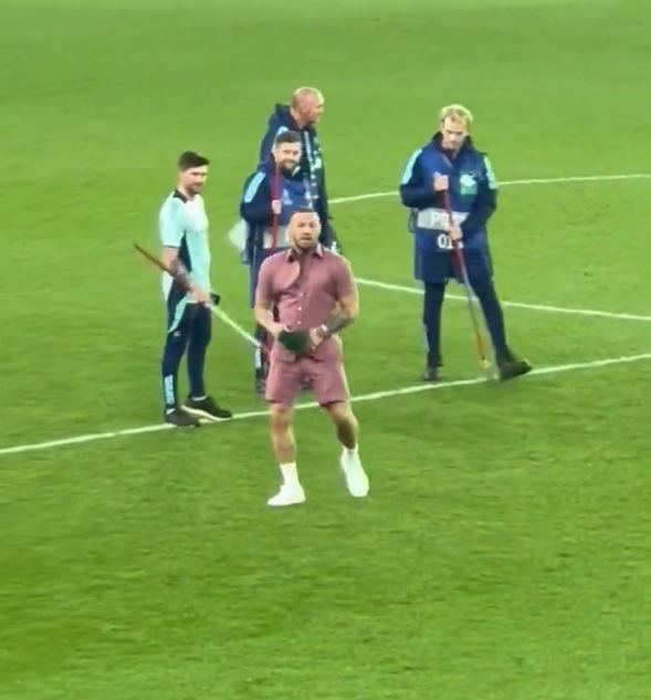 McGregor was seen walking around the Emirates, long after most people had gone home