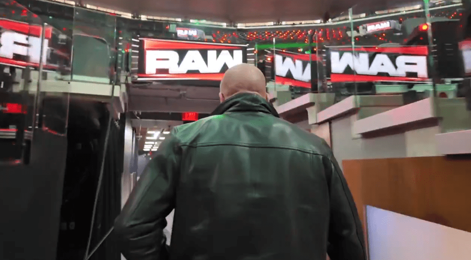 Triple H toured the facility ahead of Raw's debut show