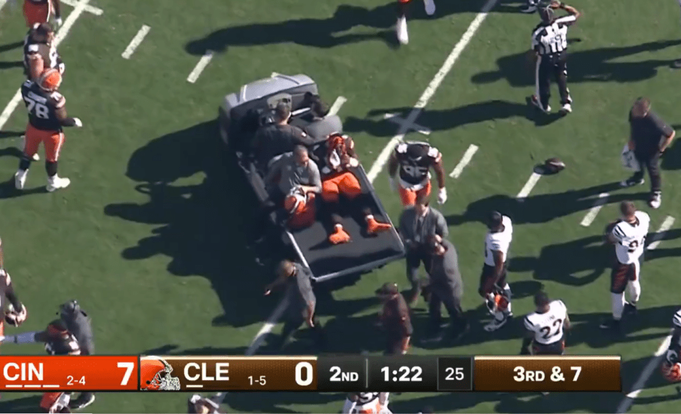 Watson's injury was later confirmed to be an Achilles injury