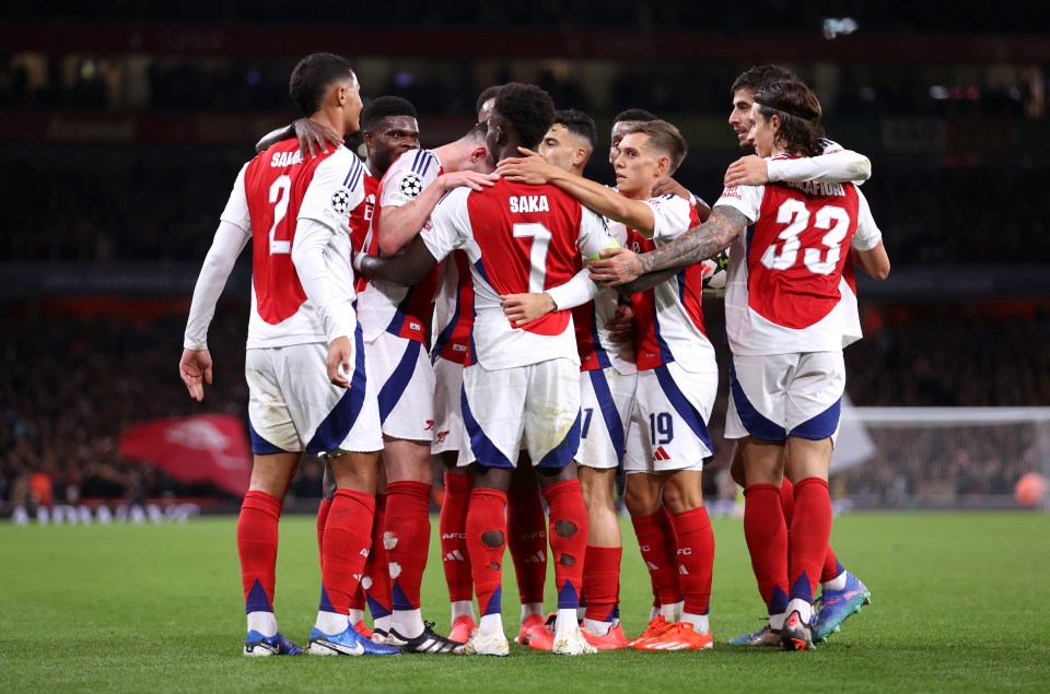 Arsenal have yet to taste defeat in the Champions League's new format
