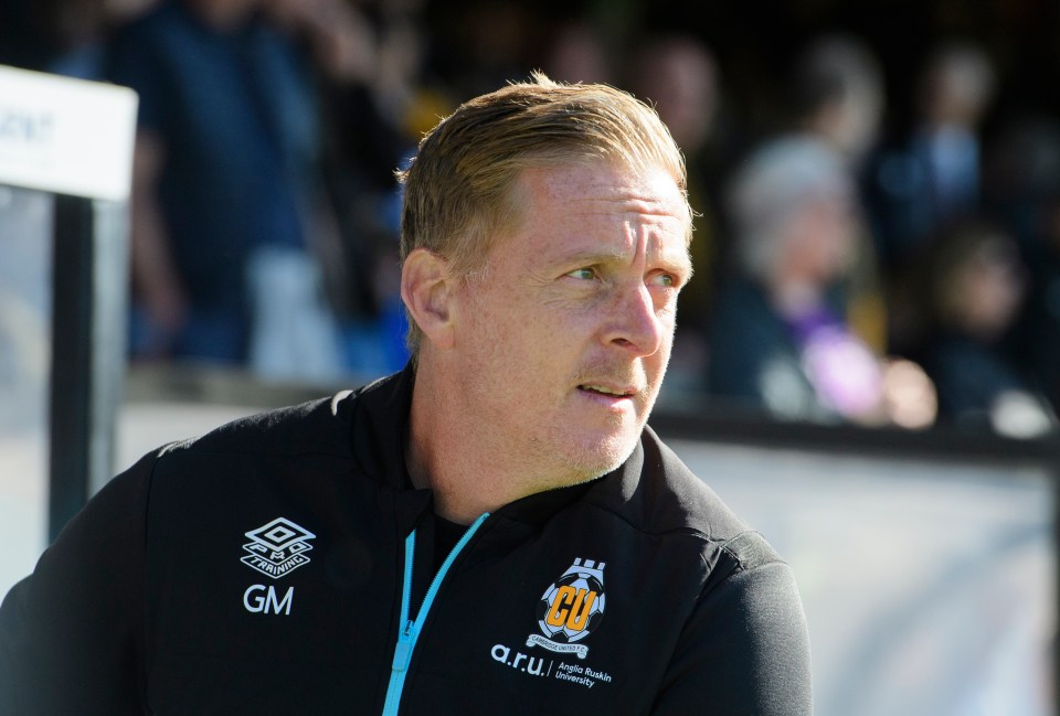 Garry Monk is under immense pressure at Cambridge United